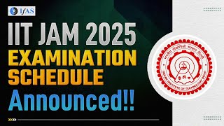 IIT JAM Physics Exam Date 2025  Latest Update  Must Watch [upl. by Suoinuj121]