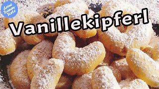 Vanillekipferl Rezept Einfach amp Schnell  Plätzchenrezepte  Kekse backen  Plätzchen backen [upl. by Uthrop]