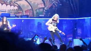 Janick Gers going crazy during Iron Maidens Iron Maiden Glasgow 26623 [upl. by Attenad]