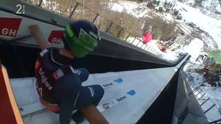 Domen Prevc 228m and Timi Zajc 239m Planica 2019 Qualification [upl. by Aihc962]