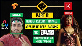 PART 01 Gender Recognition Web Apps Using Deep Learning  Python  Tensorflow  KNOWLEDGE DOCTOR [upl. by Anoif]