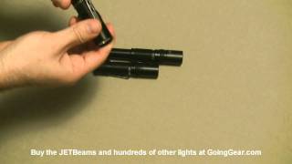 JETBeam BA10 BC10 BA20 Flashlight Review [upl. by Eedna]