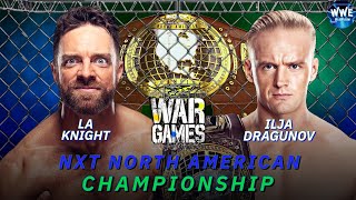 WWE 2K24 NXT WARGAMES LA KNIGHT VS ILJA DRAGUNOV FOR THE NORTH AMERICAN CHAMPIONSHIP [upl. by Dualc]