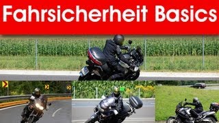 Motorrad fahren lernen  How to  Fahrsicherheitstraining  Blicktechnik Bremstechnik Linie [upl. by Nahshun]