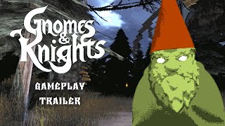 Gnomes and Knights  Gameplay Trailer 2024 October 3 [upl. by Ynaffik409]