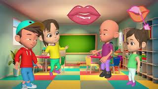 Learn Body parts Song  Kids learning Rhyme  Nursery Rhymes in Hindi  Urdu for Children [upl. by Longan]