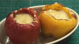 Vegetarian Stuffed Peppers Recipe [upl. by Allyce]