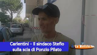 Carlentini  Anche il sindaco Stefio sulla scia di Ponzio Pilato [upl. by Akimaj]