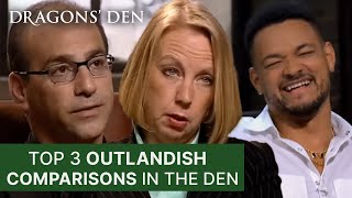 Top 3 Outlandish Comparisons From Entrepreneurs  Dragons Den [upl. by Eanej]