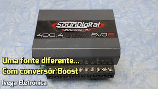 4004 EVO6 Soundigital em curto análise da fonte [upl. by Aerua373]