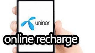 how to recharge uninor online [upl. by Landan97]