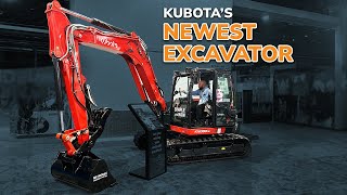 A Closer Look at Kubota’s New Largest Excavator the KX0805 [upl. by Anoif622]