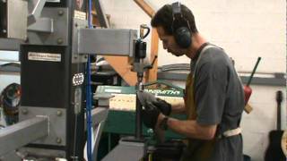 Steve Hogue Enterprises Planishing Hammer Shrinking Dies Demo Part  1 [upl. by Balling]