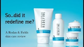 Rodan amp Fields Redefine skin care review [upl. by Gilford]