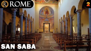 Rome guided tour ➧ San Saba district 2 4K Ultra HD [upl. by Heer88]