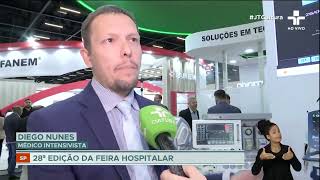 Feira Hospitalar mostra novidades tecnológicas e inteligência artificial na área da saúde [upl. by Ecitnerp]