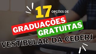 CEDERJ 2024 inscrição e isenção  Estude nas maiores universidades do Rio de Janeiro 💜😱 [upl. by Viking]