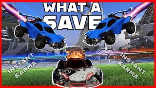 This is What Happens When You Get Instant Karma in Rocket League Sideswipe [upl. by Hannahs750]