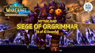 MYTHIC RAID  SIEGE OF ORGRIMMAR 44 DOWNFALL  WOW Remix Mist of Pandaria [upl. by Norb]