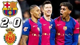 Barcelona vs Mallorca 20 All Goals amp Highlights  2024 [upl. by Xonk588]