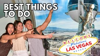 3 TOP Attractions On The LAS VEGAS Strip [upl. by Ellered814]