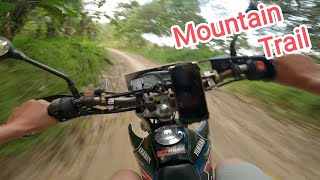 Yamaha XTZ 125  Mountain trail Enduro race  Onboard video top speed sound [upl. by Mariejeanne]