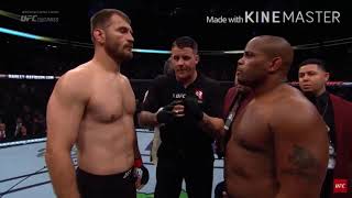 Daniel Cormier VS Stripe Miocic 1 Best Highlights [upl. by Kellby]