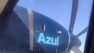 PASSAGEIROS CELEBRAM POUSO SEGURO APÃ“S FALHA EM AVIÃƒO DA AZUL QUE SAIUDE PONTA GROSSA [upl. by Worl]