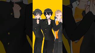 mmd x yandere simulator  Taro yamada x budo masuta x umeji bling bang bang born [upl. by Allcot814]