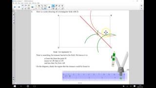 Loci problem solving with constructions  Loci GCSE Maths [upl. by Nageet]