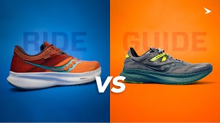 Saucony Guide 16 VS Saucony Ride 16  Which one should you choose [upl. by Latsryc]