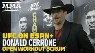 UFC Brooklyn Donald Cerrone Still Working For Conor McGregor Fight Hopefully Next [upl. by Aitret]