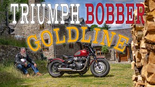 Triumph Bobber Gold Line Review Is this the COOLEST motorcycle money can buy THE Modern Classic [upl. by Naahs]