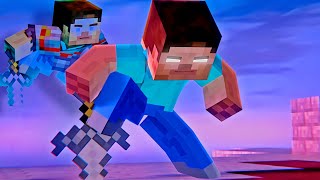 Herobrine Vs Steve Animation Edit [upl. by Adnoraj]