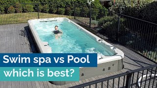 Top 7 reasons why a swim spa is better than a swimming pool [upl. by Blandina861]