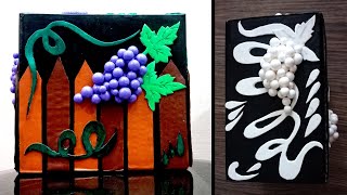 How to decorate cardboard box Easy Craft Idea DIY [upl. by Marybelle]