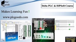 Delta ISPsoft plc programming  sample ladder programs using WPLSoft amp COMMGR driver [upl. by Clayberg586]