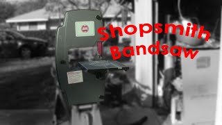 Shopsmith Band Saw [upl. by Eissoj415]