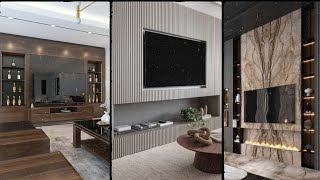 Living room media wall designs  Living room Tv wall  Living room media unit [upl. by Aritak]