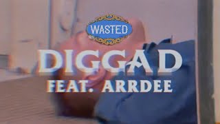 Digga D ft ArrDee  Wasted Visualizer [upl. by Alleb]