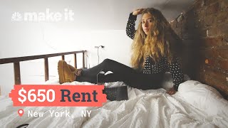 We Pay Under 700Month To Rent Micro Apartments In NYC  Unlocked [upl. by Anibas]