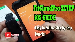 FitCloudPro Setup  iOS Guide iPhone [upl. by Nairoc]