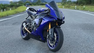 Yamaha R1 Flyby With Austin Racing ท่อยิงรัวๆ เสียงลั่นๆ🔥🔥🔥 [upl. by Beckett]