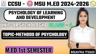 Psychology of learning amp development Med 1st semClass4 Educational psychology by Bhavna tyagi [upl. by Bonnee]