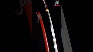 Hand Forged Japanese Samurai Katana Sword samuraikatanasword martialarts real samuraisword [upl. by Aikemaj]