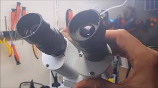 Amscope SE400z microscope Short review [upl. by Germano]