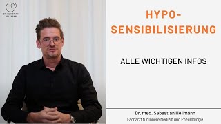 Hyposensibilisierung  Alle Infos ✔️  Lungenarzt Dr Sebastian Hellmann [upl. by Nalniuq]