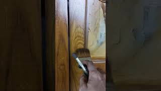 Wood graining പെയിന്റ് അടിച്ചു തേക് ഡിസൈൻ വരക്കാം [upl. by Daisy]