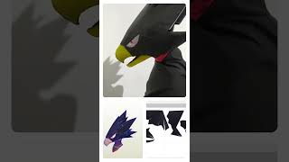 Tokoyami Fumikage Cosplay Pepakura Unfold [upl. by Erait]