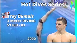 2000 Troy Dumais  USA Diving Mens 3 meter diving 5136D  8s  Olympics Games [upl. by Nuahsor]